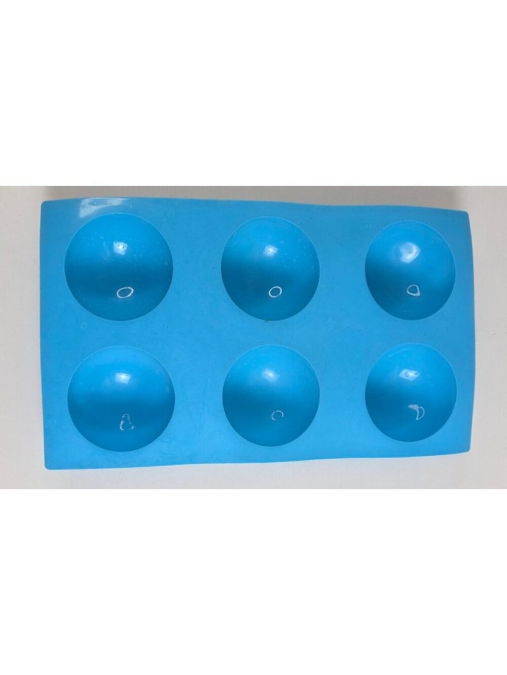 6-Cavity Semi-Sphere Silicone Mold – Hot Chocolate Bomb & Baking Tray